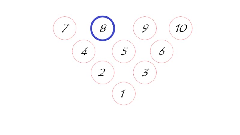 ボウリングの8番ピンのスペアが難しい理由